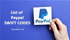Paypal swift codes - online jobs - work at home - secure online payment - Bacolod blogger