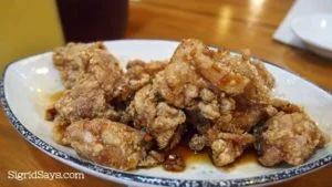 Orange Karenderia - garlic chicken