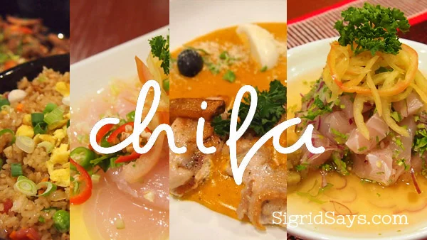 Chifa Comida Latino Peruvian cuisine