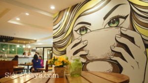 mural at Roli's Cafe Bacolod