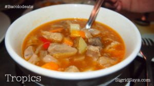 Soup No. 5 at Tropics