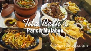fiilipino favorites - Bacolod restaurant - Tita Beth's Pancit Malabon Haus