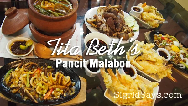 fiilipino favorites - Bacolod restaurant - Tita Beth's Pancit Malabon Haus