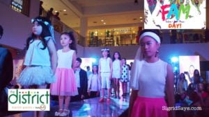 The District North Point fashion show