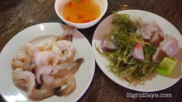 Different kinds of kinilaw