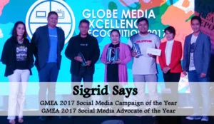 SigridSays GMEA 2017 winner