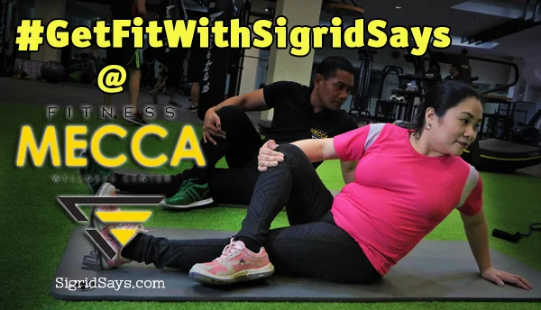 #GetFitWithSigridSays at Fitness Mecca