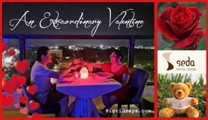 extraordinary valentine's day - Seda Capitol Central staycation - Bacolod hotels - Bacolod blogger - family vacation - Valentine's date - Valentine dinner - red roses - Seddy bear