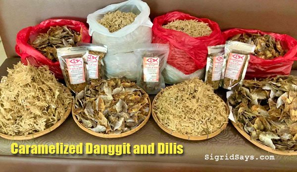 ces caramelized danggit and dillis - bacolod pasalubong - Bacolod blogger - dried fish - dilis and danggit in bilao