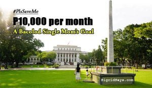 Bacolod single mom - PlsSaveMe - money - Bacolod blogger - capitol lagoon - provincial capitol lagoon - Negros Occidental - Bacolod City - mom and daughter