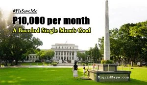 Bacolod single mom - PlsSaveMe - money - Bacolod blogger - capitol lagoon - provincial capitol lagoon - Negros Occidental - Bacolod City - mom and daughter
