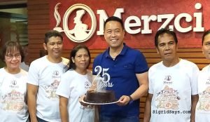 Merzci Road to 25 - silver anniversary - Merzci pasalubong - promos - anniversary cake