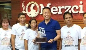 Merzci Road to 25 - silver anniversary - Merzci pasalubong - promos - anniversary cake