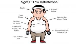 signs of low levels of testosterone - mens health - prostate cancer - low libido - hair loss
