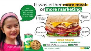 Subway sandwich - Meat Stack - sandwich meal - Subway meat stack sub - less marketing - more meat - meat lovers - fully loaded meat sandwich
