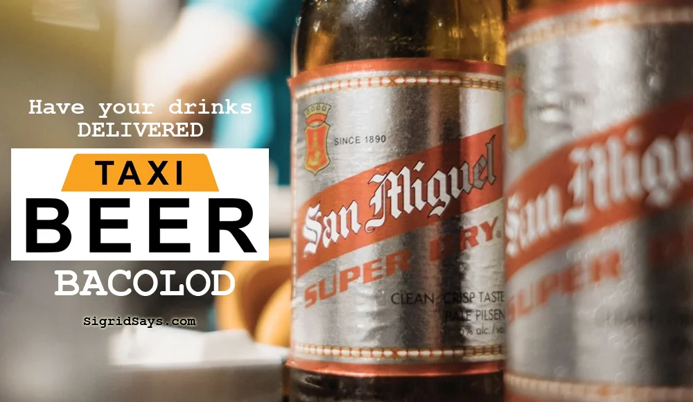 Beer Taxi Bacolod - beer delivery service - drinks delivery Bacolod - ice-cold drinks - beer- have your drinks delivered