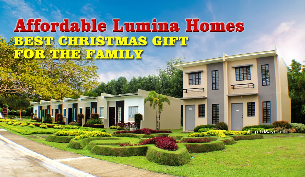 affordable Lumina Homes house and lot package - best Christmas gift for the family - cul de sac - Philippine real estate