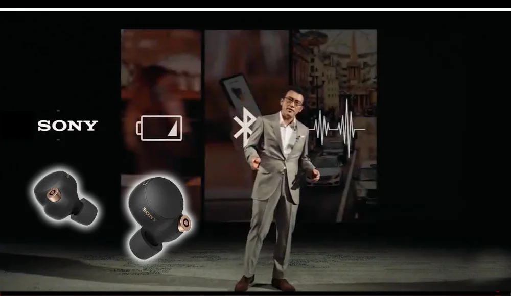 Sony truly wireless headphones - noise cancelling earphones - Japanese engineering - Sony integrated processor V1 - cover