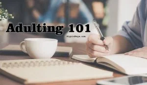 adulting 101 - adulting tips - responsibility - work ethics - finances - domestic - planning