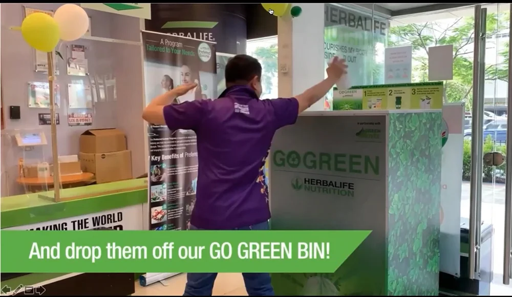 Herbalife Nutrition Philippines - Green Antz Builders - environment - waste diversion initiative - Go Green recycling program - waste recycling - Go Green Bin