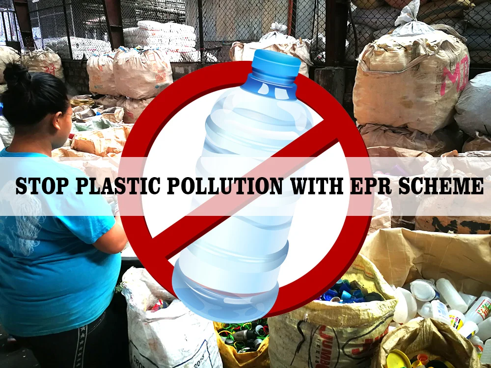 EPR scheme - eco-friendly packaging - stop plastic pollution - Extended Producers Responsibility Scheme - icon