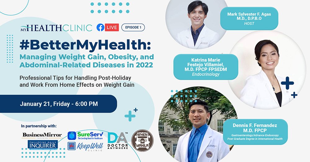 #BetterMyHealth starts this January 2022 with MyHealth Clinic