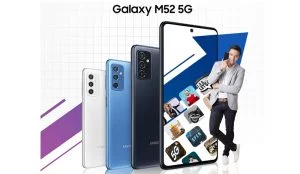 Samsung Galaxy M52 5G - smartphone - android - entrepreneurs - business phone - man