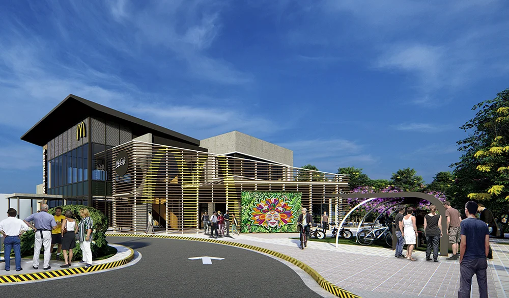 McDonalds Philippines at The Upper East - Bacolod City - MassKara Festival - Megaworld Corporation - artists rendition