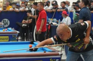 1st Masskara Billiards Tournament - Jundel Mazon champion - Cavite billiard player and Guiness book of world record holder - Bacolod City