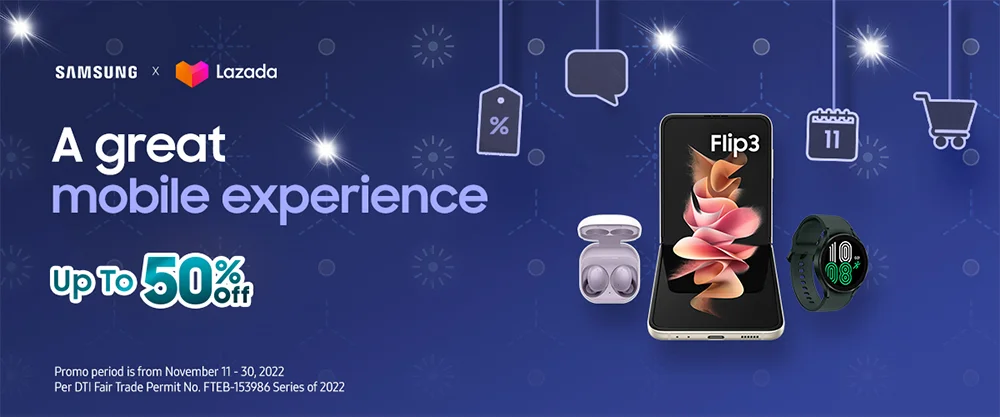 Samsung 11.11 Mega Sale on Lazada - Lazada 11.11 Mega Sale - Shopee 11.11 Mega Sale