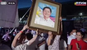 Noah Sian - Bacolod artist -watercolor portrait - President Ferdinand Romualdez Marcos - MassKara Festival - Bacolod City - Paglaum Sports Complex