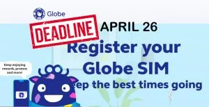 Globe Telecom - SIM registration deadline - SIM registrants - Philippines