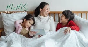 Camella Homes - Mothers Day - Make Our Mothers Smile - happy mom - tiktok reel giveaway - Asian mom with young kids