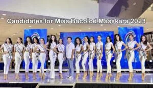Miss Bacolod Masskara 2023 - MassKara Festival 2023 - Bacolod City - Darling of the press - SM City Bacolod - Philippine beauty pageant sashing ceremony - Mayor Albee Benitez - Sinadya sa Bacolod - line-up
