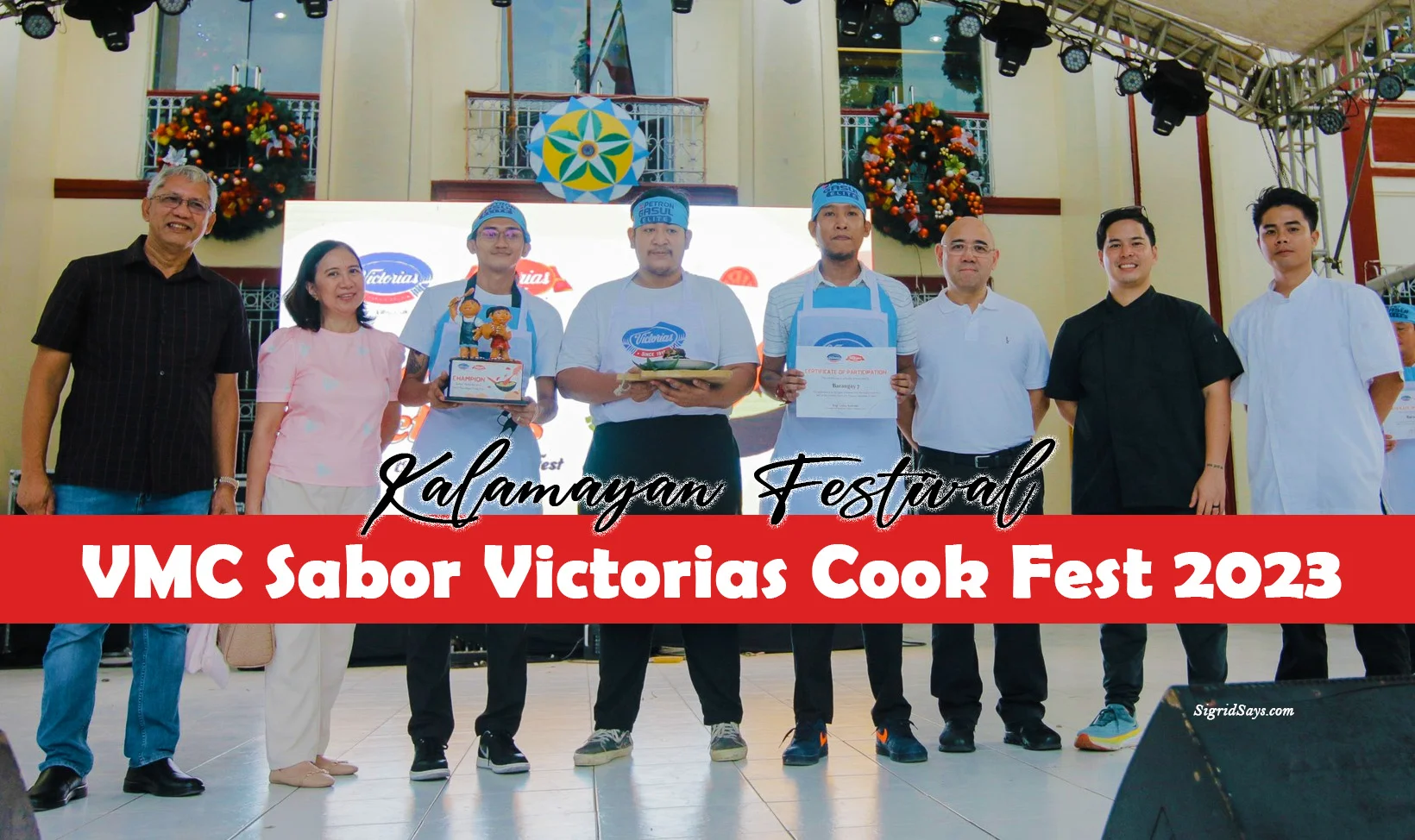 Kalamayan Festival - Sabor Victorias Cook Off 2023 - VMC - Victorias Food Corporation - cooking contest- champion