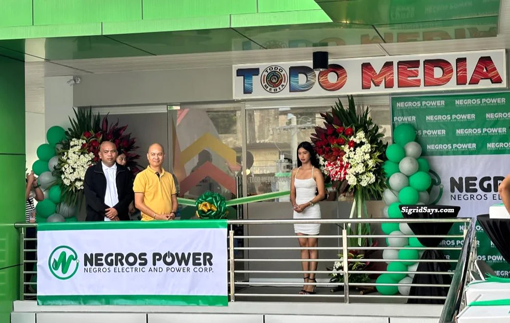 Todo Media team - Todo Media office - Bacolod media - Negros Power and Electric Corp - ribbon cutting - facade