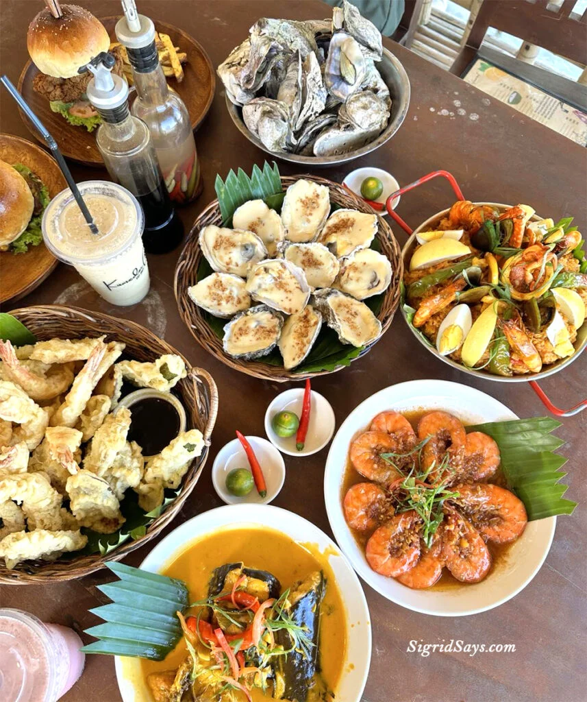Jaro, Iloilo City, Philippines, Bugoy's Seafood Restaurant, Bugoy's Seafood Restaurant location, seafood restaurant in Iloilo City, Iloilo restaurant, Dinagyang Festival, seafood, paella, tempura, bestsellers at Bugoy's Seafood Restaurant, Iloilo restaurants with function rooms, Bugoy's Seafood Restaurant telephone numbers, Bacolod blogger, business blogger, food blogger, travel blogger, lanai, Iloilo native restaurant, amakan, wicker, Komedor Grind Cafe, fresh fruit shakes, tiramisu and iced coffee creations, paellera, seafood paella, bounty from the sea
