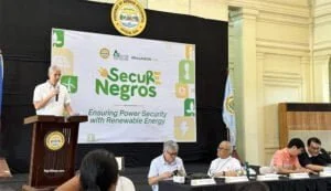 SecuRE Negros - Negros Occidental renewable energy sources - sustainable energy - electricity - power security - SecuRE Negros logo - Gov Bong Lacson