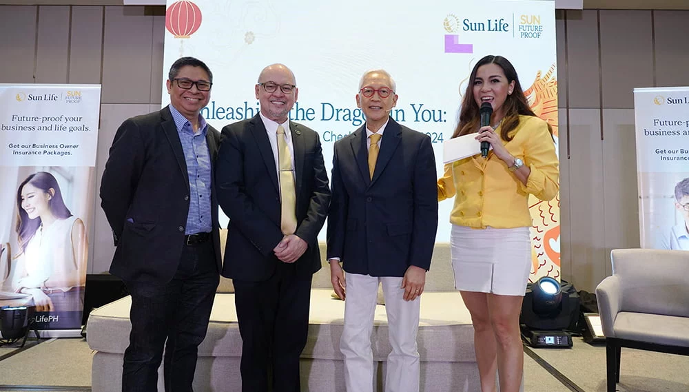 Unleashing the Dragon in You 2024 - Sun Life Philippines - Sun Life empowers - business continuation - money Francis Kong - Rex Mendoza