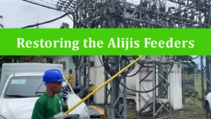 Negros Power - BACIWA pumping stations in Alijis - generator sets - engineers - restoring