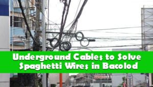 underground cables - spaghetti wires - Negros Power - Mayor Albee Benitez - title