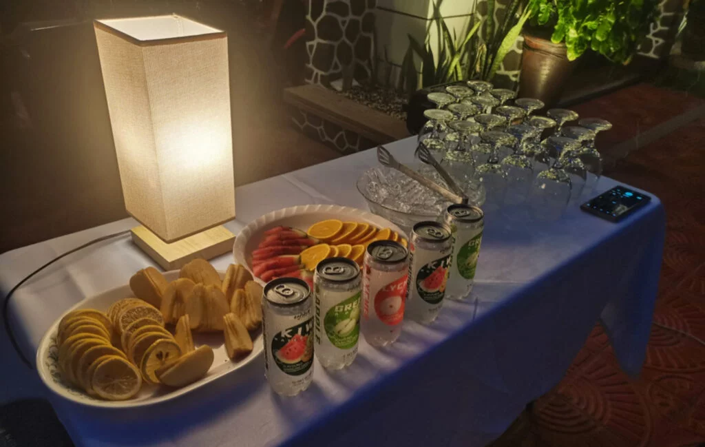 fruit-flavored water, flavored water, sparkling water, Tabletas Pharmacy, MedCare Supplies, refreshing drinks, drinks, water, Bacolod City