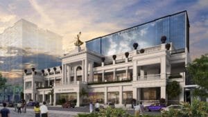 The Kingsford Hotel Bacolod City - Megaworld - MassKara Queen bronze statue - The Upper East plaza
