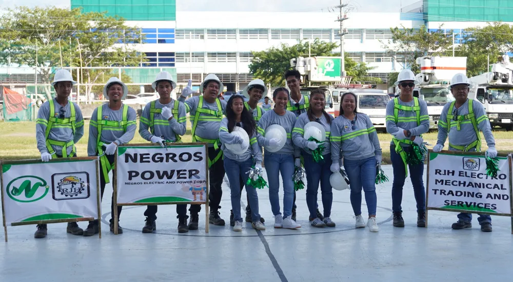 Negros Power, Bacolod City, lineman, Linemen's Day, team building, electricity, employees, contractors, distribution utility, NEPC