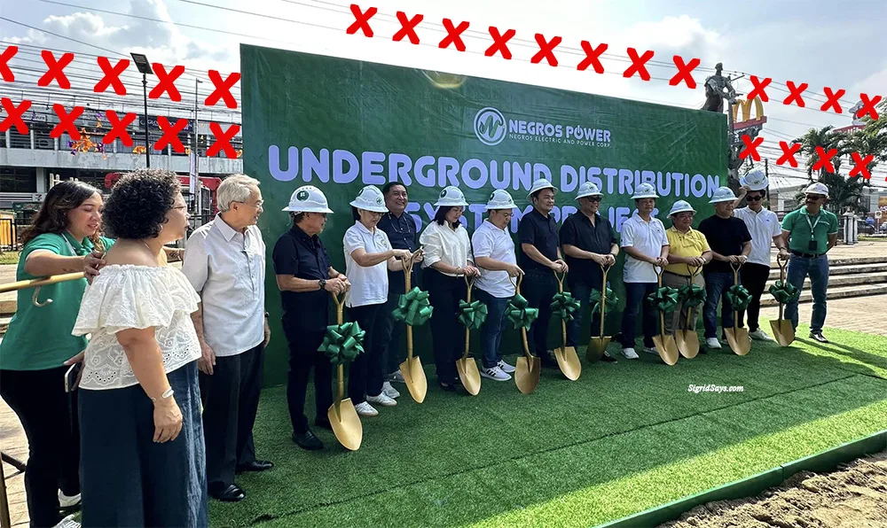 Negros Power underground distribution system - electricity underground cabling - spaghetti wires