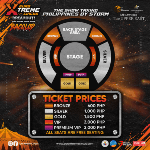 EuroExtreme Circus BACOLOD Seat Map