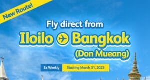Cebu Pacific Iloilo to Bangkok