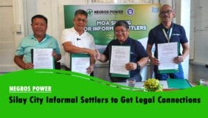 Negros Power x Silay City Informal Settlers get legal connection