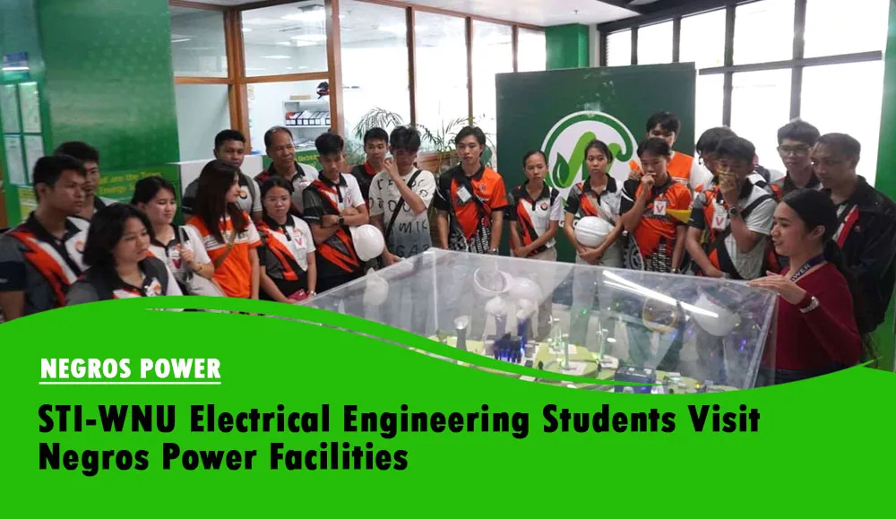 STI-WNU Electrical Engineering Students Visit Negros Power Facilities grid