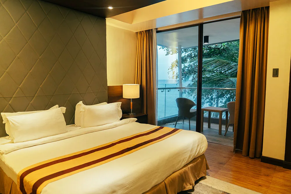 Deluxe room beach view.